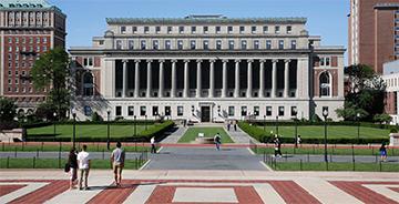 Picture of Columbia University's Butler Library as seen from across campus. Picture of Columbia University's Butler Library as seen from across campus.