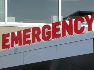 emergency department sign